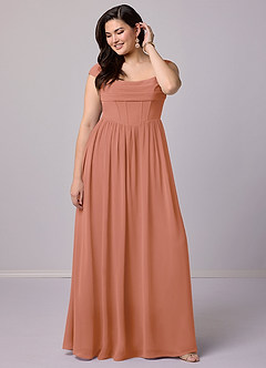 Barbie ♥ Azazie Bridesmaid Dresses MAI TAI A-Line Corset Chiffon Dress image9