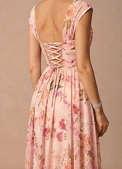 Hazel Abstract Bouquet Floral Maxi Dress image6