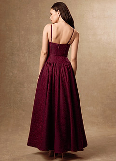 Maxi jurk Alice Kastanjebruin image2
