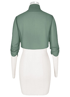 front Azazie Hannah Chiffon Wrap