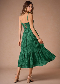 Vestido Verde Oscuro Midi Eole image6