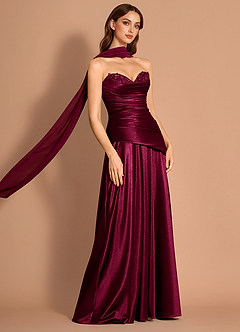 Veylith Wine Maxi Dress image4
