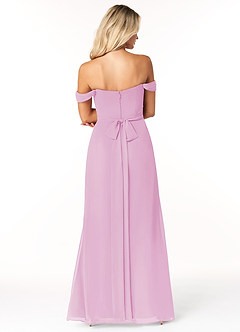 Azazie Joretta Bridesmaid Dresses Candy Pink A-Line Sweetheart Neckline Chiffon Convertible Dress image2
