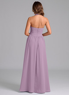 Azazie Darlyn Bridesmaid Dresses Wisteria A-Line Pleated Chiffon Dress image2