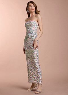 Bianca Rainbow Sequin Maxi Dress image4