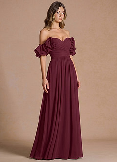 Abito Maxi Vino Calantha image5