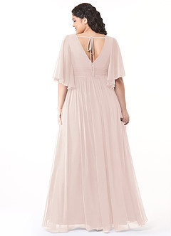 Azazie Temeka Bridesmaid Dresses A-Line Ruched Chiffon Floor-Length Dress image10