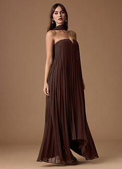 Nahla Truffle Allover Pleated Maxi Dress image6
