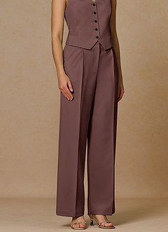 front Rowan Espresso Raffinerade vävda prestandabyxor