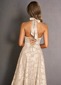 Isabeau Cream Midi Dress image6