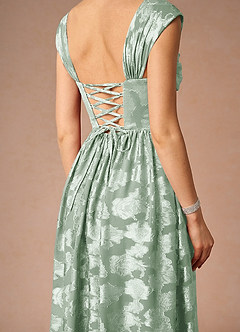 Dana Mint Green Midi Dress image8
