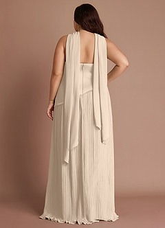 Vestido Crema Largo Tierney image9