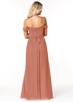 Azazie Joretta Bridesmaid Dresses MAI TAI A-Line Sweetheart Neckline Chiffon Convertible Dress image2