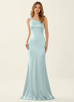 Persephone Mist Satin Prom Dress image5