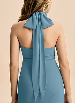 Azazie Velli Junior Klä av Sjöjungfru i Chiffong Hög hals image6