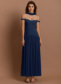 Maxi jurk Isolde Marine image6