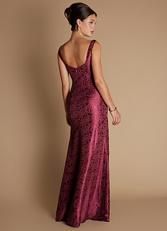 Kiana Wine Maxi Dress image7
