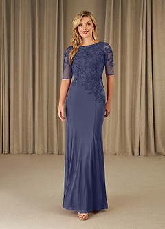 Azazie Ivanna Mother of the Bride Dresses Stormy Mermaid Lace Dress image1