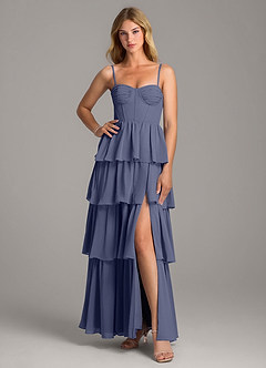Azazie Alanna Bridesmaid Dresses Stormy A-Line Sweetheart Neckline Chiffon Dress image3