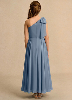 Azazie Guppy Junior Formal Flower Girl Dresses Twilight A-Line One Shoulder Chiffon Dress image2
