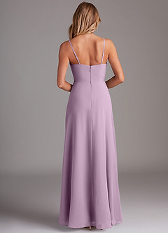 Azazie Breonna Bridesmaid Dresses Wisteria A-Line Sweetheart Neckline Chiffon Dress image2
