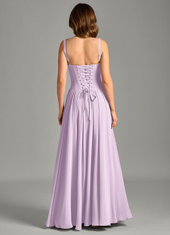 Azazie Evadina Suknie dla druhen Linia A Gorset Szyfon Do ziemi Sukienka image2