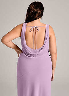 Azazie Rylina Bridesmaid Dresses Wisteria Mermaid Pleated Chiffon Dress image12