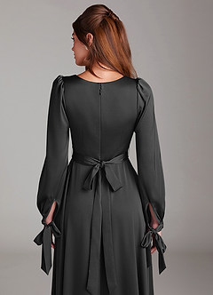 Leonia Black Maxi Dress image7
