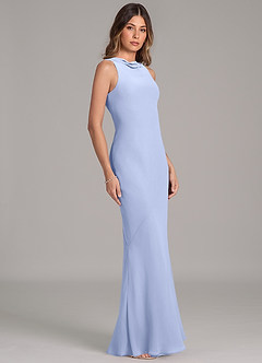 Azazie Allettie Bridesmaid Dresses Ice Mermaid Chiffon Dress image5