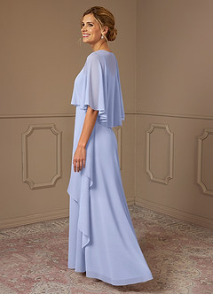 Azazie Bowie Mother of the Bride Dresses Ice A-Line Chiffon Dress image3