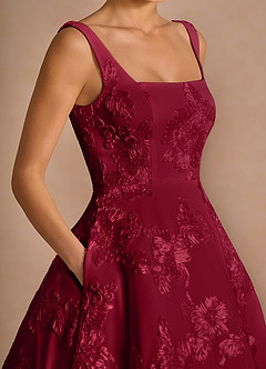 Brynn Burgundy Mini Dress image6