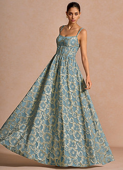 Julietteh Lake Blue Maxi Dress image3