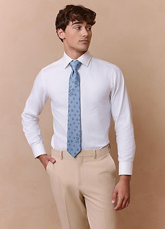 front Jacquard Wide Tie