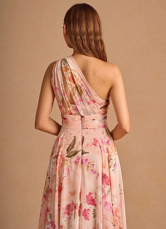 Robe Mi-Longue Bouquet Florale Abstrait Noelle image6