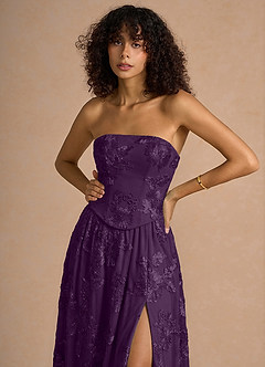 Isaura Burgundy Maxi Dress image5