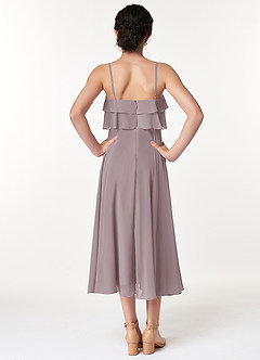 Azazie Ensley Junior Dusk A-Line Pleated Chiffon Dress image2