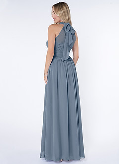 Azazie Iman Bridesmaid Dresses Twilight A-Line A-Line Ruched Chiffon Dress image9