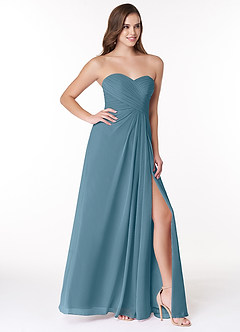 Azazie Arabella Allure Bridesmaid Dresses Bermuda A-Line Sweetheart Neckline Chiffon Convertible Dress image5