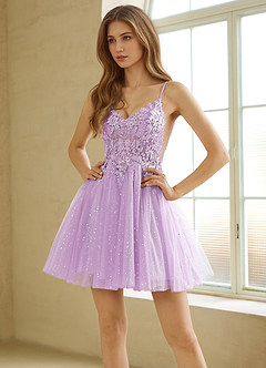 Shimira Lila Minikleid image3