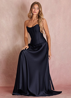 Nikol Deep Navy Two Piece Dress image5