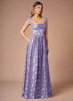 Hazel Lilac Pleated Maxi Dress image6