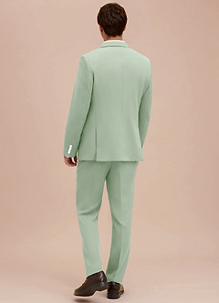 front Ethan Dusty Sage Refined Weave Suit
