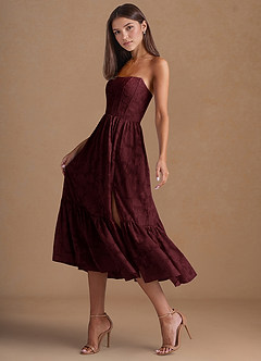 Kleid Delphina Wein image2