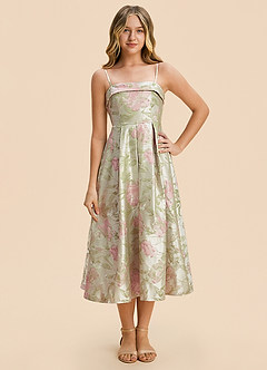 front Azazie Penny Junior Formal Dress