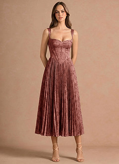 Isonelle Vintage Rose Midi Dress image3