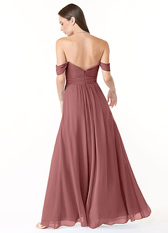 Azazie Millie Final Sale Agave A-Line Sweetheart Neckline Chiffon Convertible Dress image4