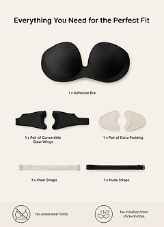 front Azazie Convertible Multiway Seamless Bra