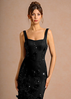 Zarelle Black Midi Dress image5