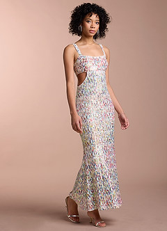 Laura Rainbow Sequin Maxi Dress image3