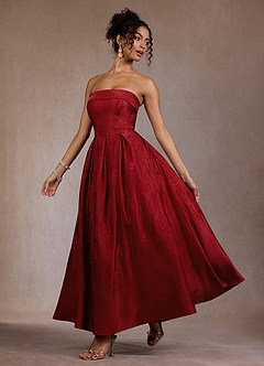 Ellie Cramoisi Robe maxi image7